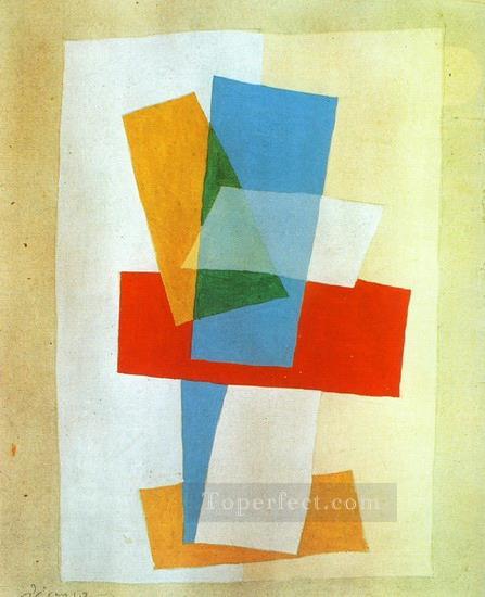 Composition I 1920 Cubism Oil Paintings